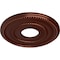 Ekena Millwork Valeriano Ceiling Medallion (Canopies up to 6 1/4"), 12 1/8"OD x 3 5/8"ID x 3/4"P, Antique Copper CM12VAACS - alternate 2